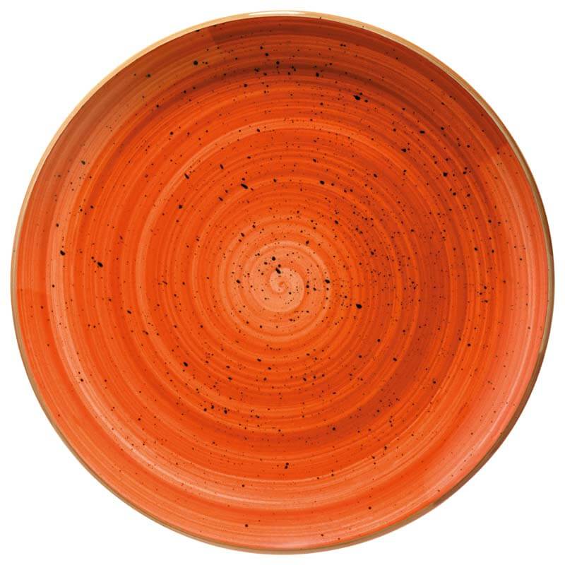 Bonna Aura Terracotta Assiette Gourmet plate 21cm orange - 12 pièces