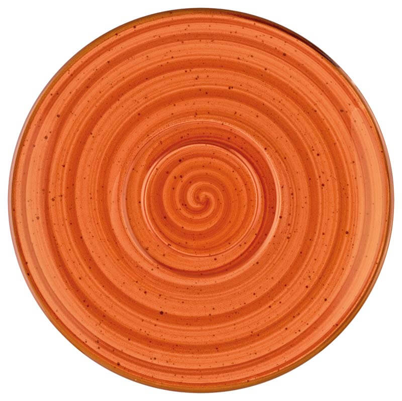 Bonna Aura Terracotta Gourmet Soucoupe combinée 19cm orange - 12 pièces