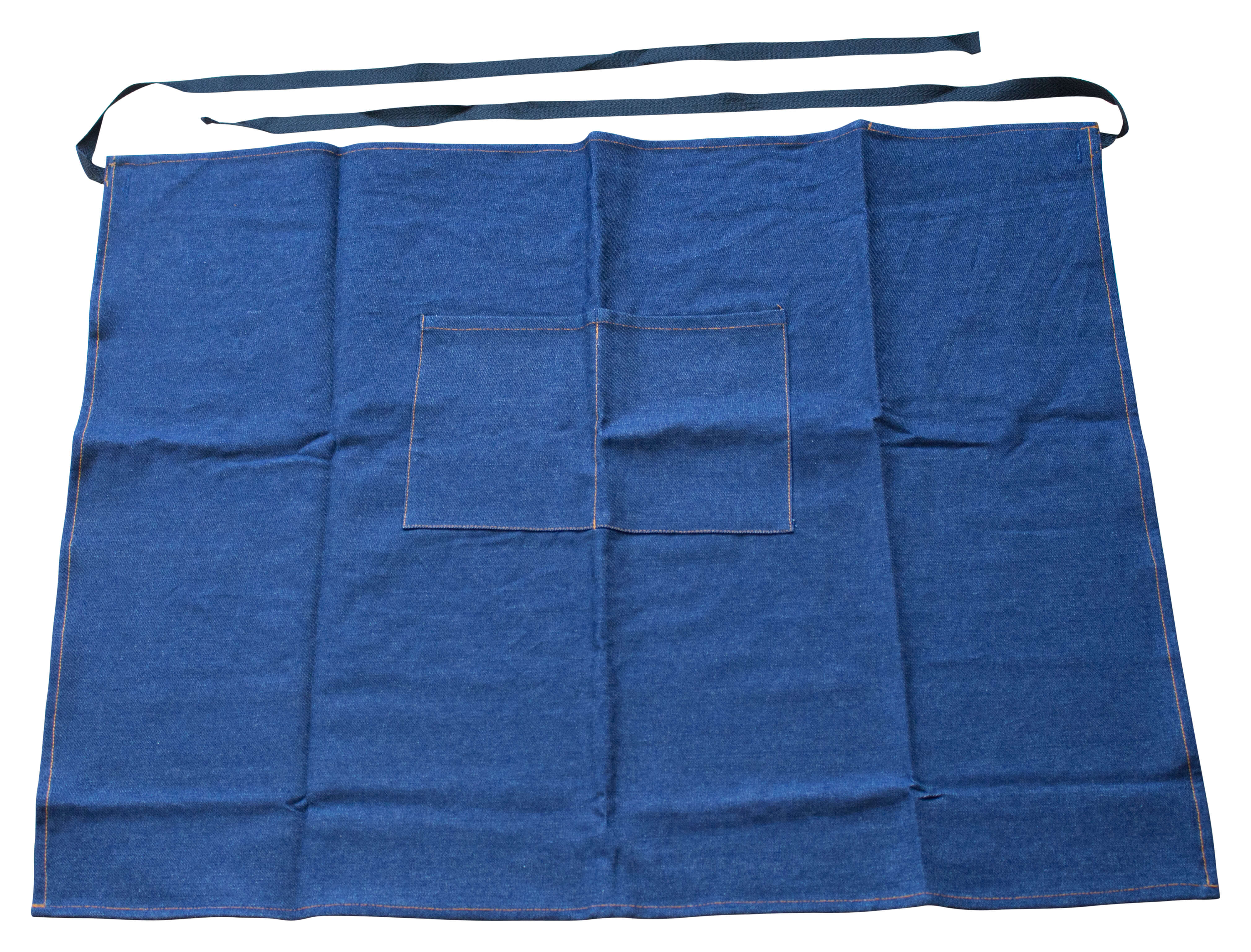 Tablier de serveur, Jeans, 70x90cm - bleu foncé