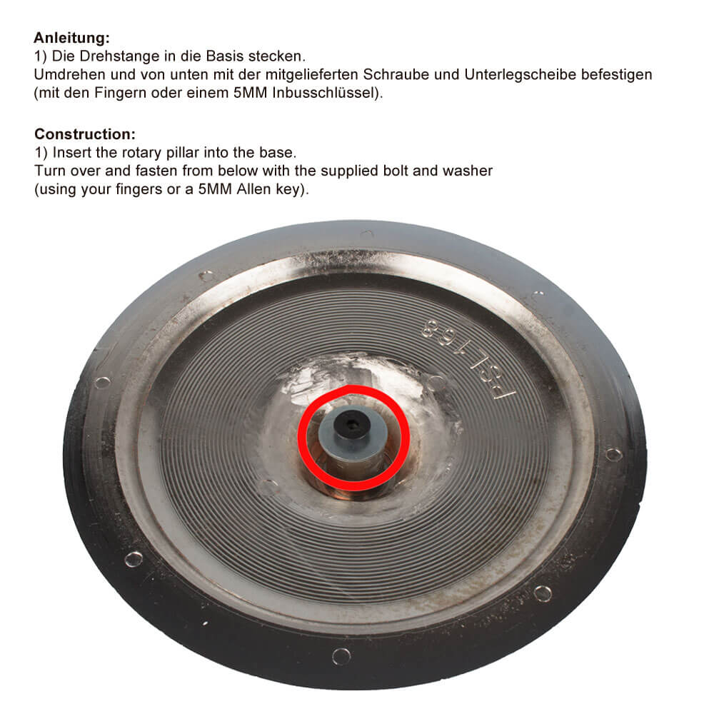 Porte-bouteille rotatif pour 6 bouteilles (0,7l-1,0l)