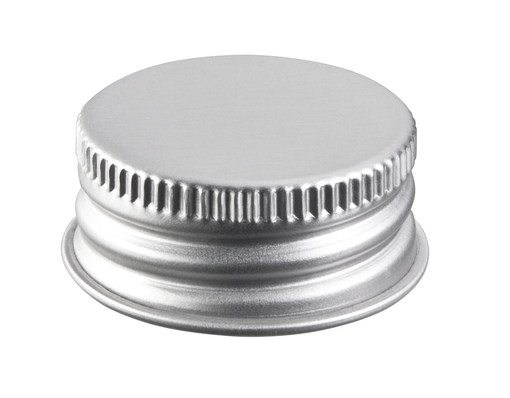 Couvercle 28mm argent aluminium