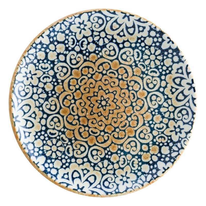 Bonna Alhambra Gourmet Assiette plate 21cm bleu - 12 pièces