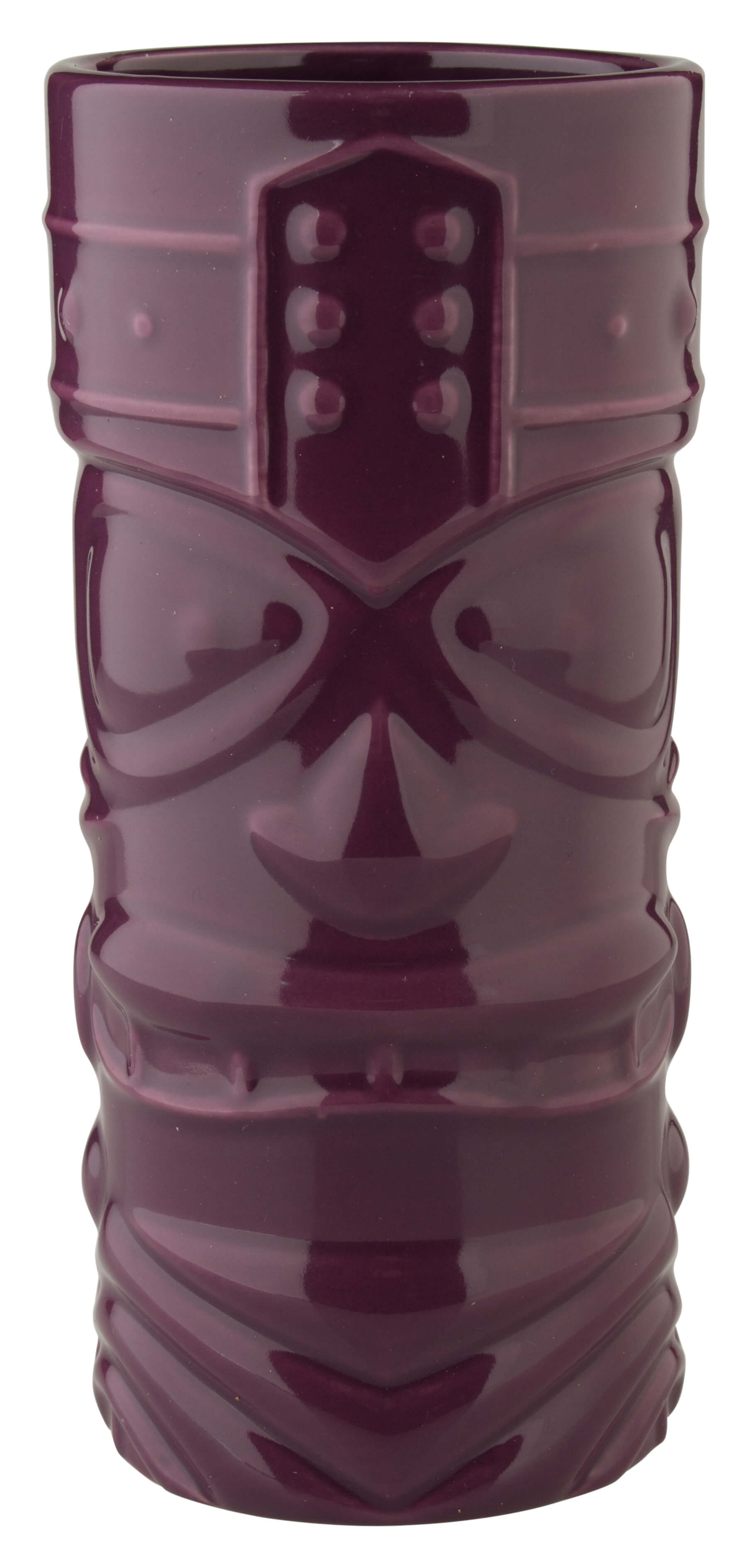 Tiki gobelet Face, pourpre - 400ml