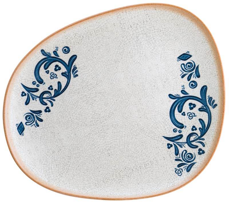 Bonna Viento Vago Assiette plate 33cm bleu - 6 pièces