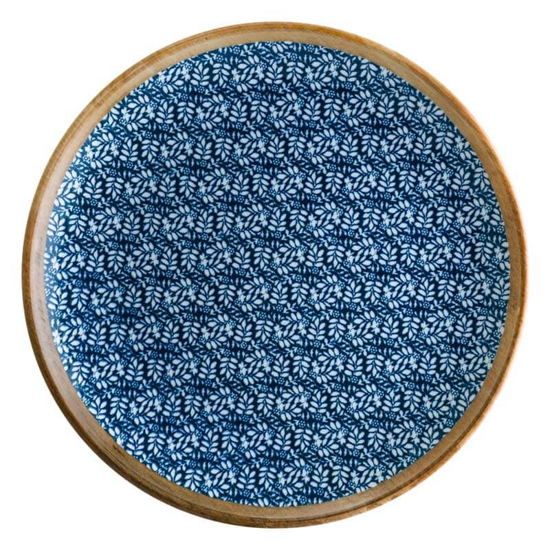 Bonna Lupin Gourmet Assiette plate 27cm bleu - 12 pièces