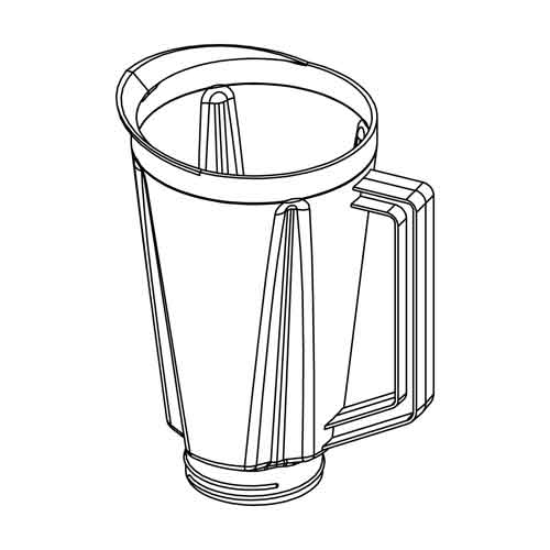 Récipient en polycarbonate - Santos #33 (33101)