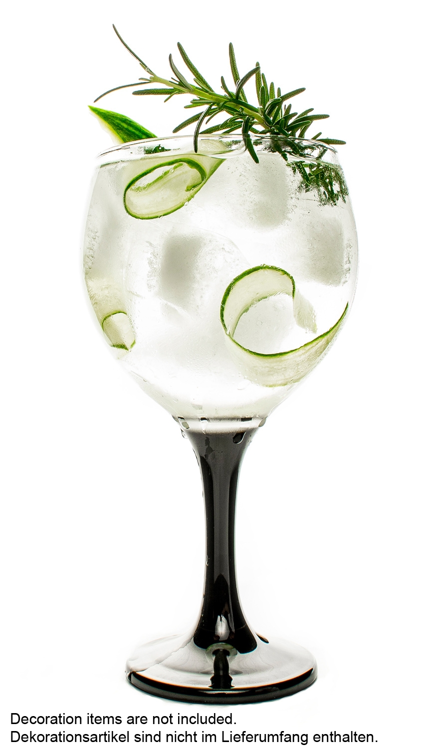 Verre ballon Gin&Tonic, pied noir, Gürallar - 645ml (1 pce)