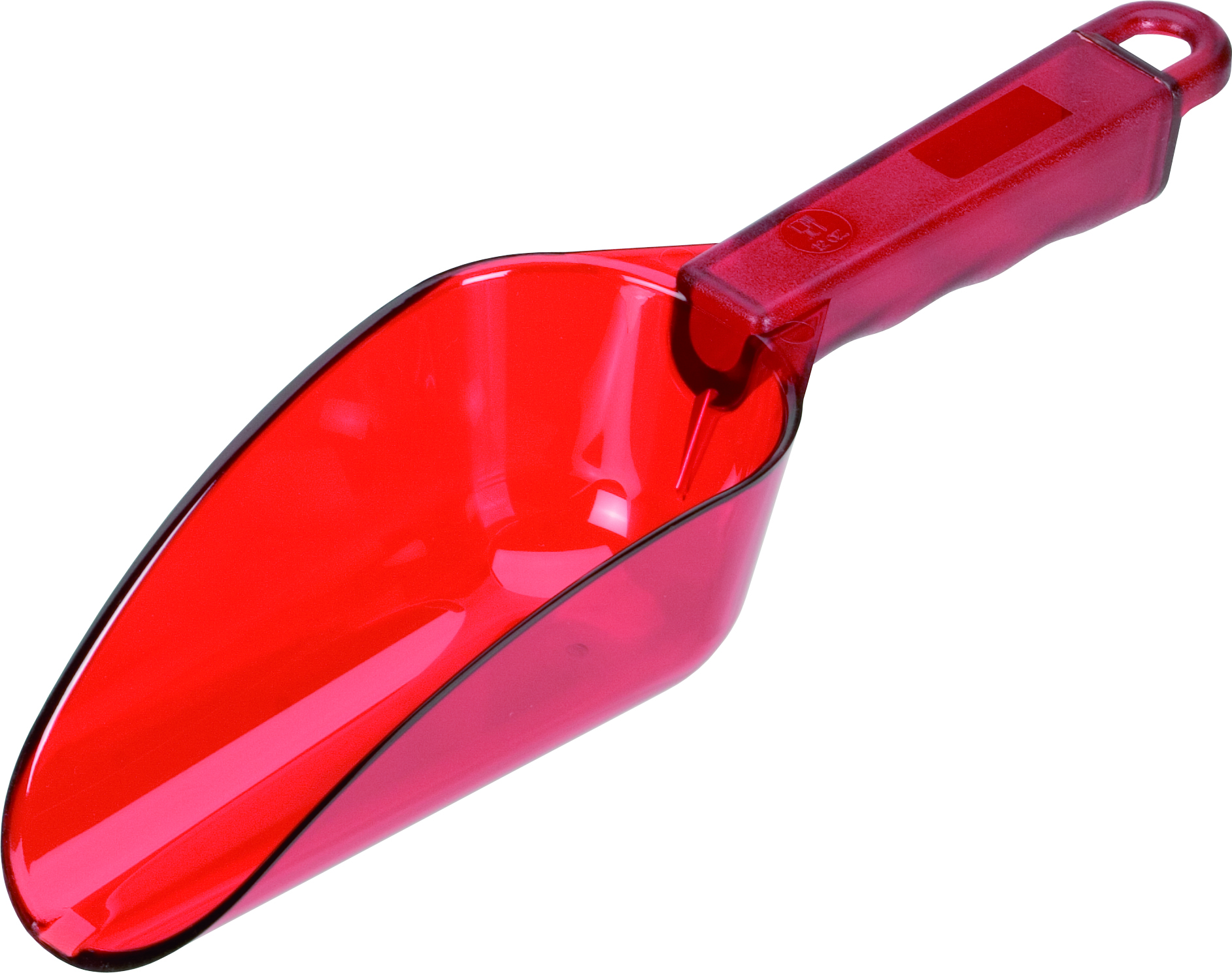 Pelle à glace, polycarbonate transparent rouge - 0,35l