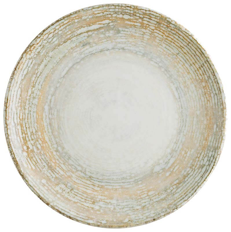 Bonna Patera Gourmet Assiette plate 25cm beige - 12 pièces