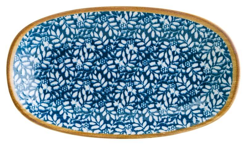 Bonna Lupin Gourmet Assiette ovale 24x14cm bleu - 12 pièces