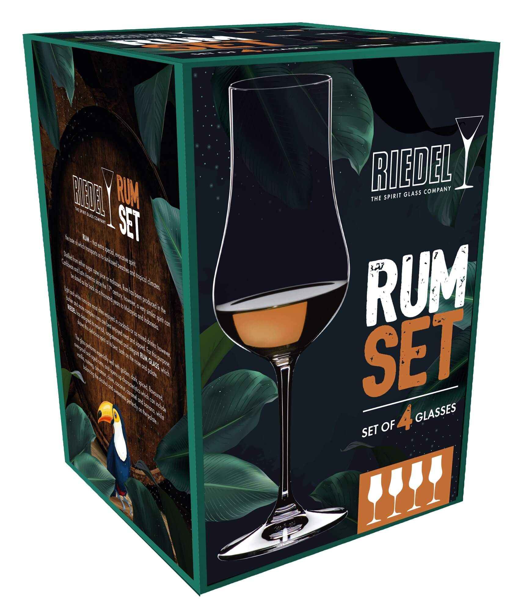 Set de rhum, Riedel - 200ml (4 pcs)