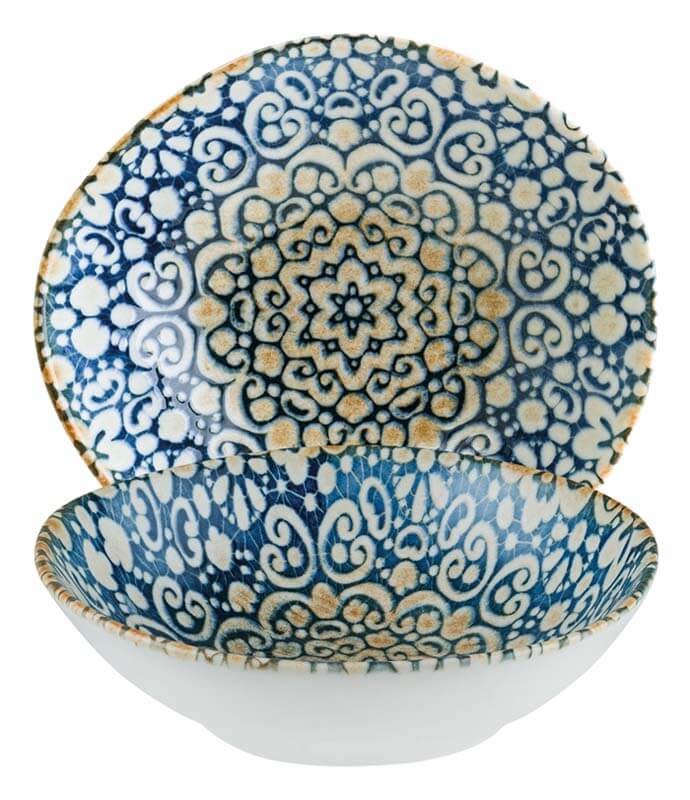 Bonna Alhambra Vago petit bol 18cm, 47cl bleu - 12 pièces