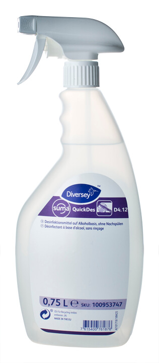 Spray désinfectant Suma Quicksan, Diversey - 750ml