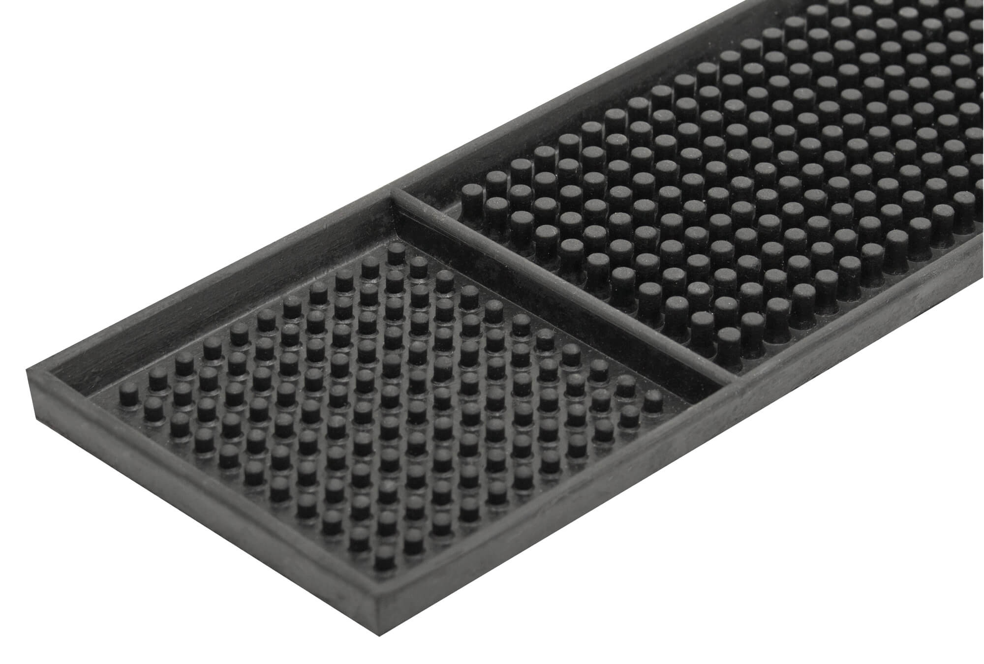 Tapis de bar noir, avec shot - 1 x 8 x 60cm