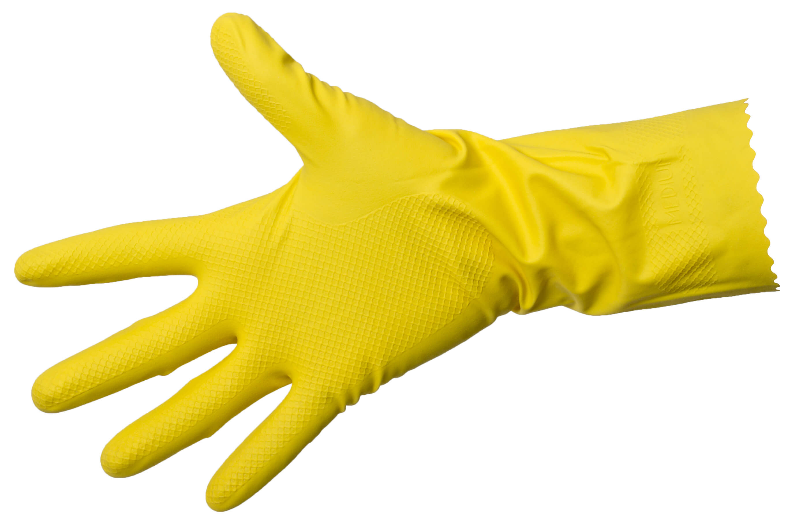 Gants en latex taille M (8) - jaune