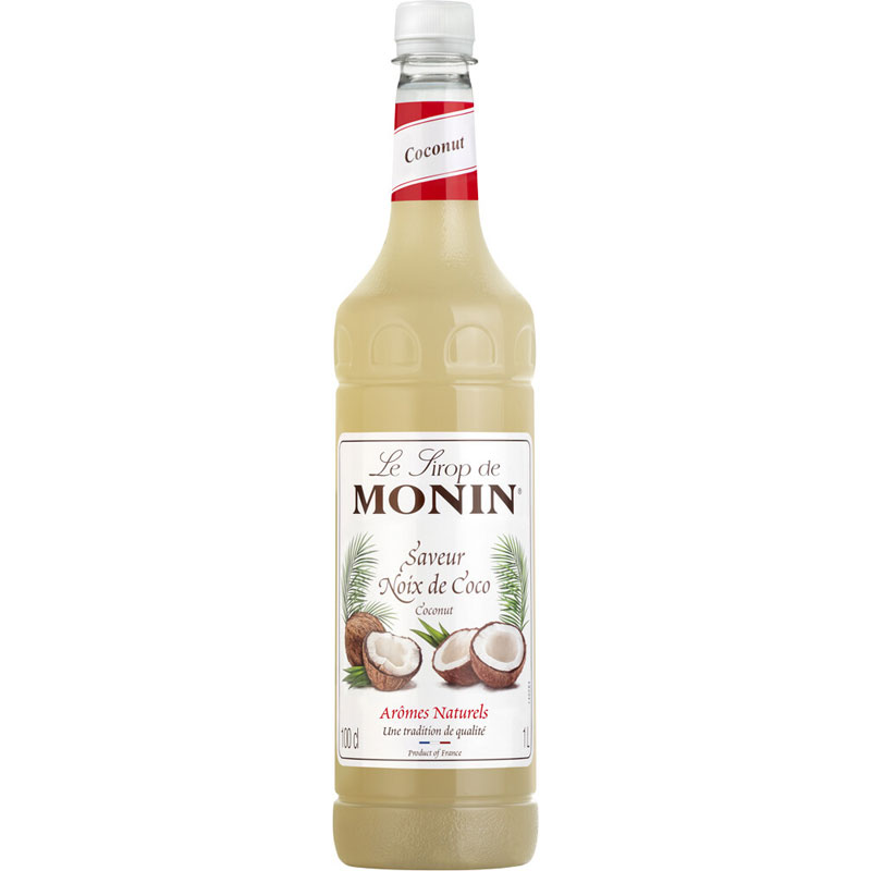 Noix de coco - Sirop Monin, bouteille PET (1,0l)