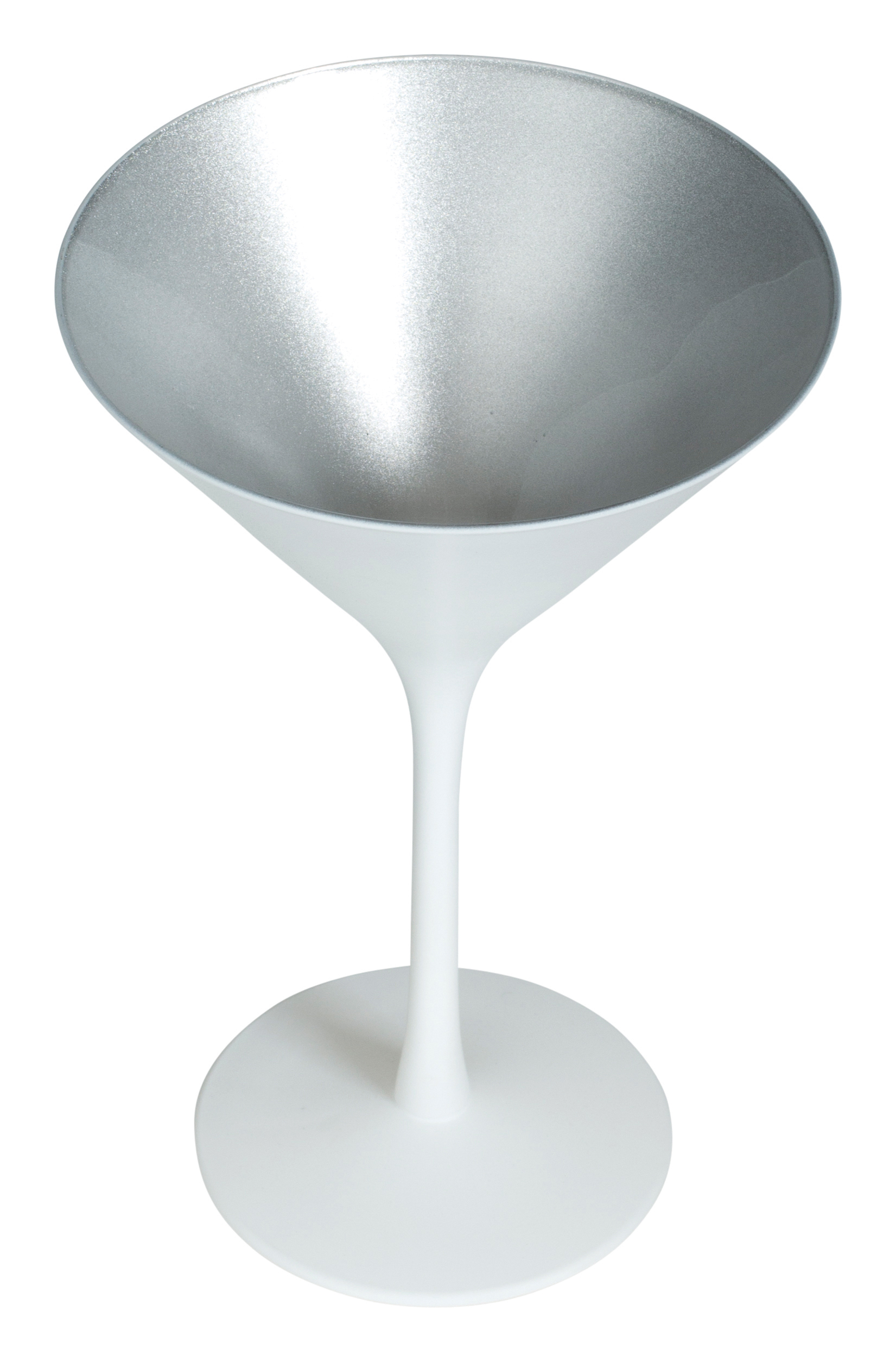 Verre à Martini, blanc/argenté mat, Elements Stölzle - 240ml (1 pce)