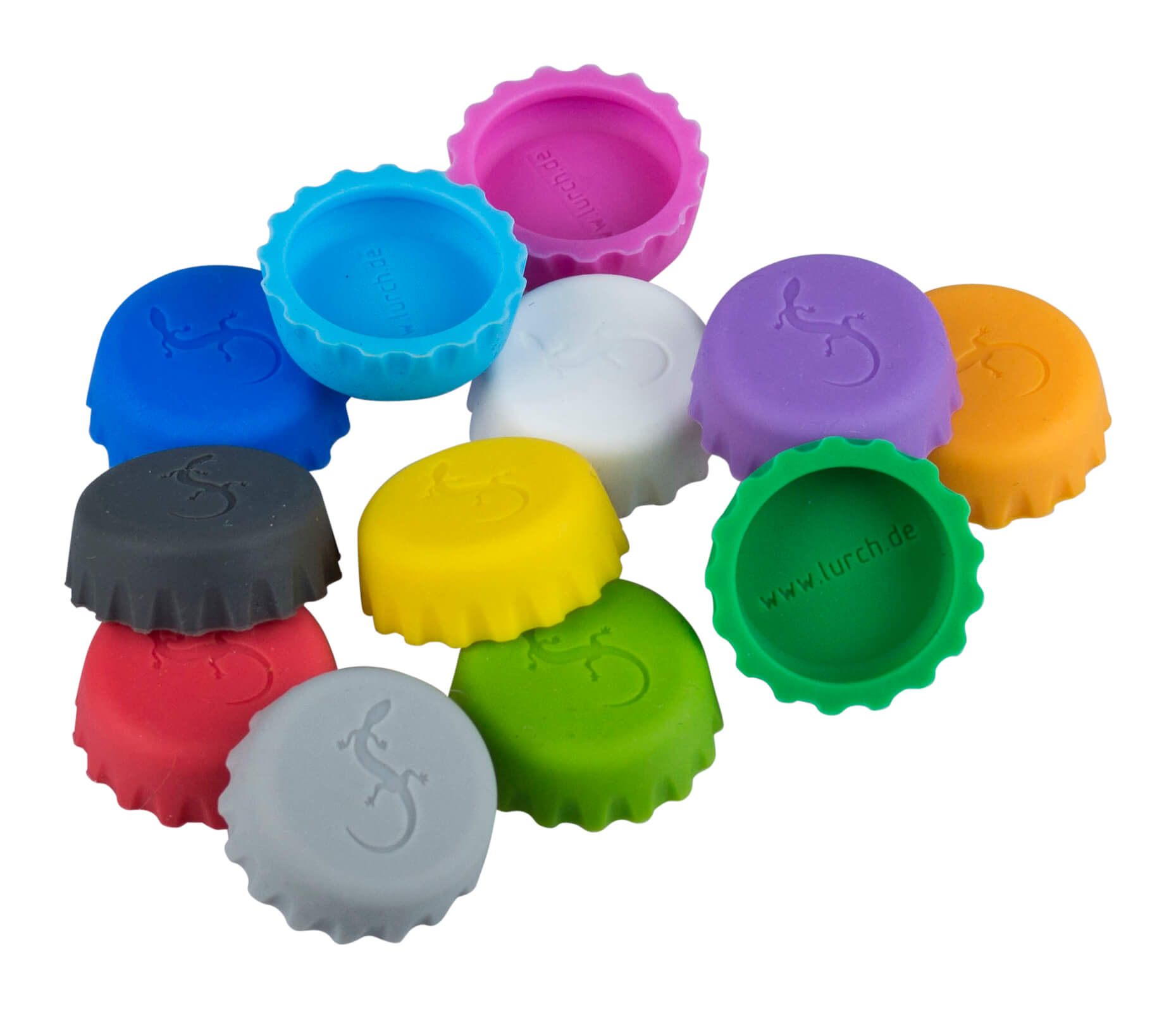 Bouchons silicone, Lurch - multicolore (12 pcs)