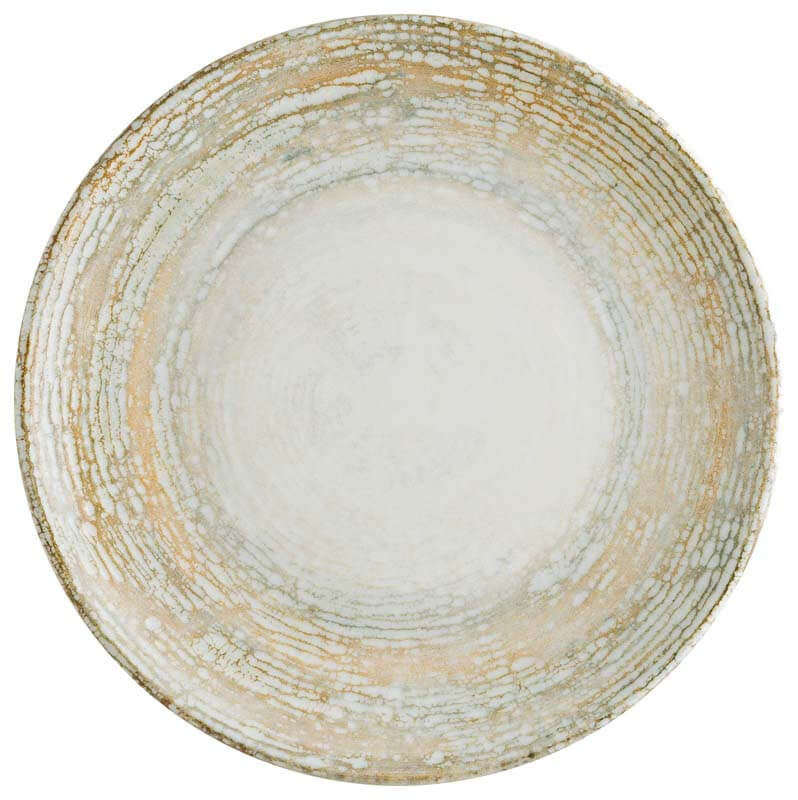 Bonna Patera Gourmet Assiette plate 21cm beige - 12 pièces