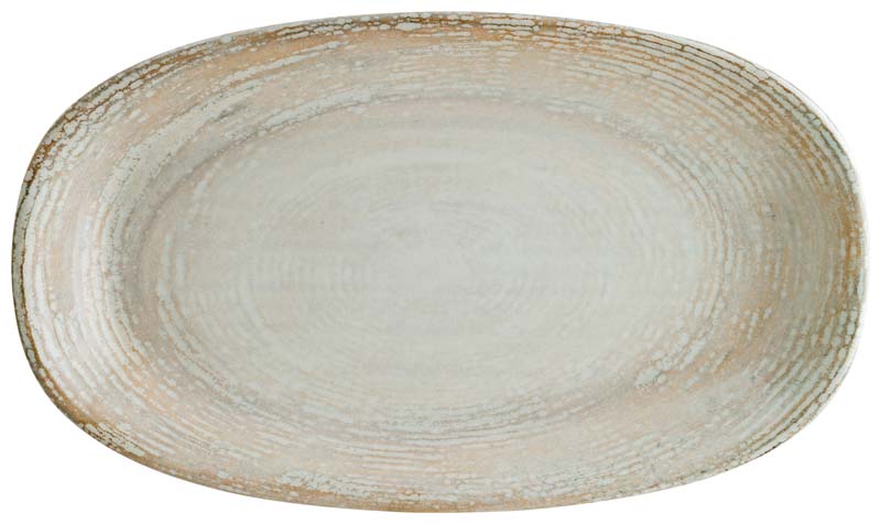 Bonna Patera Gourmet Assiette ovale 29x17cm beige - 6 pièces