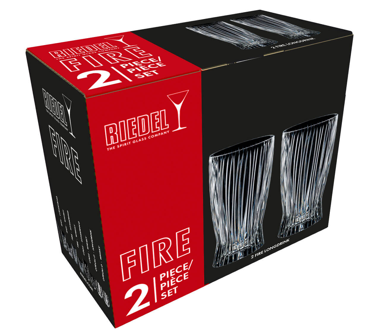 Verre à long drink Fire, Riedel - 375ml (2 pcs)