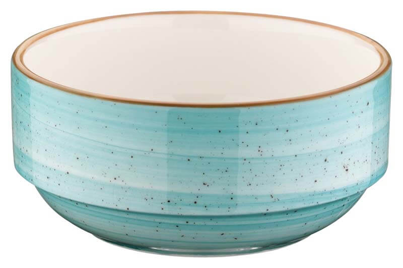 Bonna Aura Aqua Banquet coupelle empilable 14cm, 50cl turquoise - 12 pièces