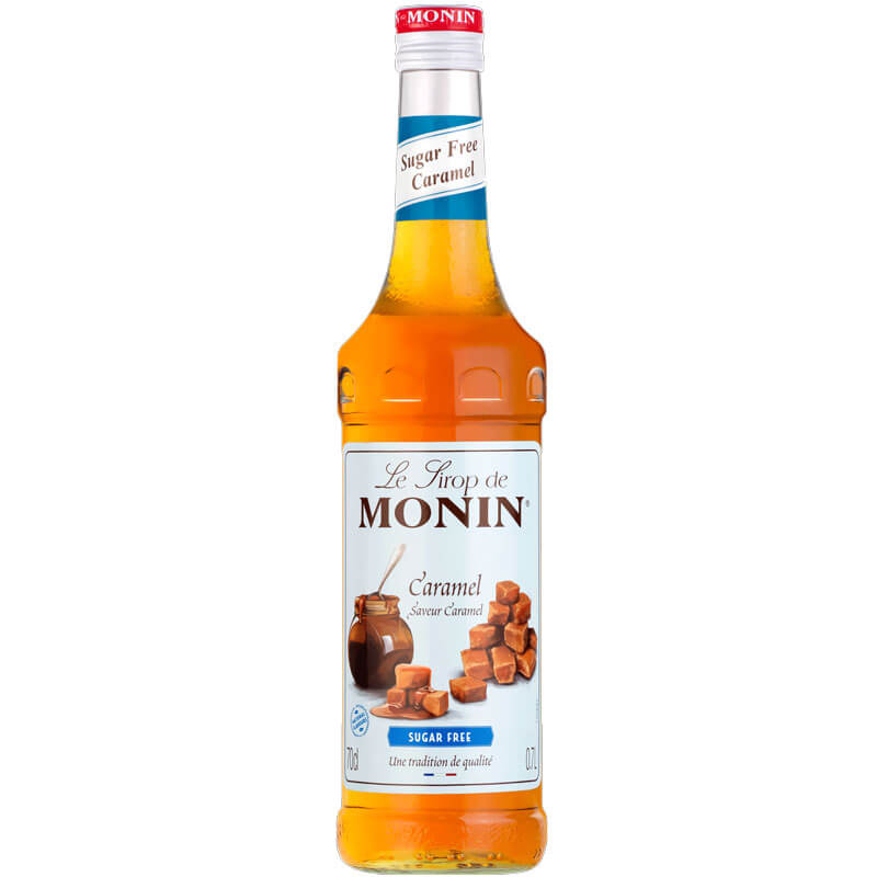 Caramel allégé en sucre (light) - Sirop Monin (1,0l)