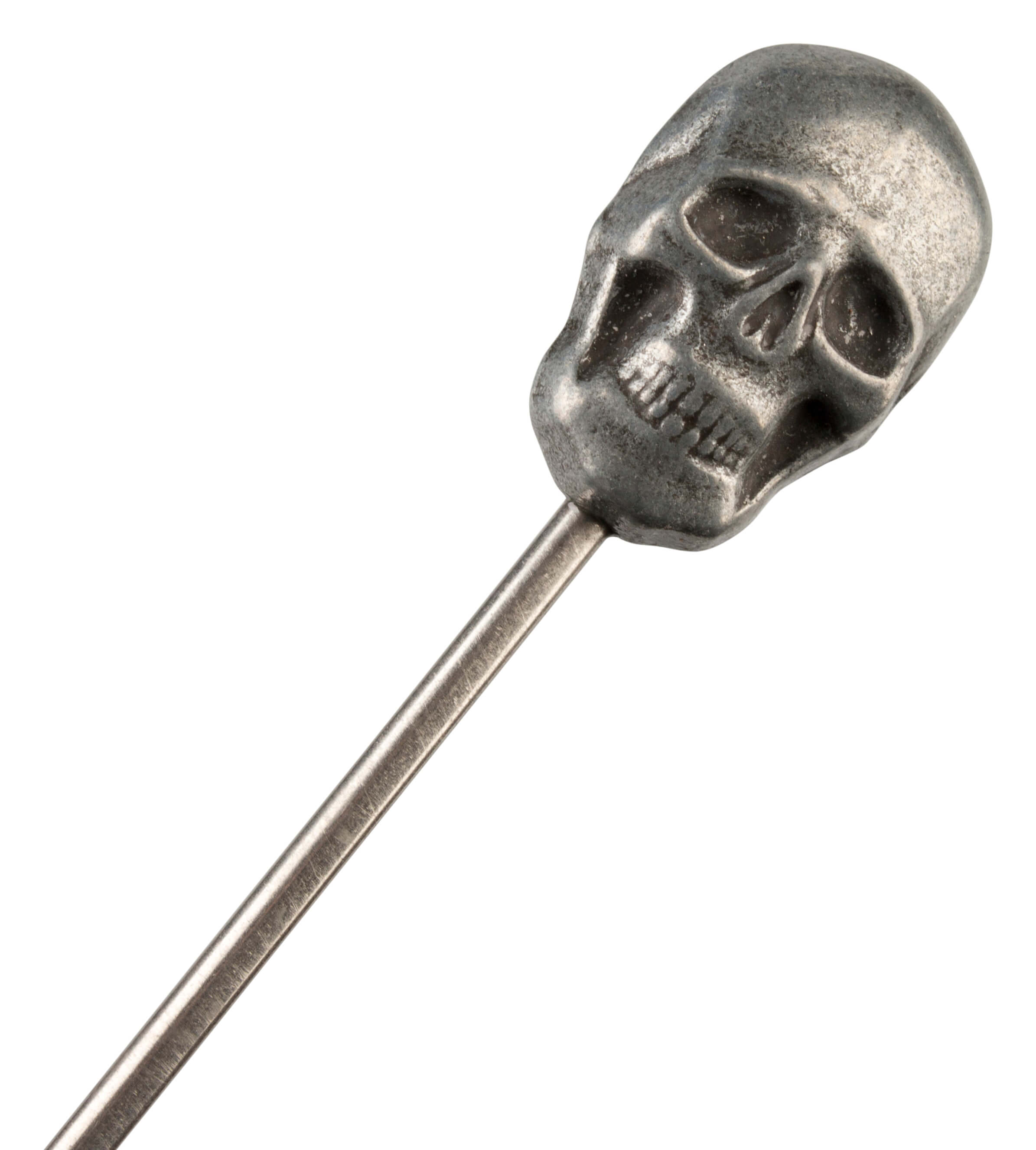 Pique à cocktail, métal - Skull (10 pcs)