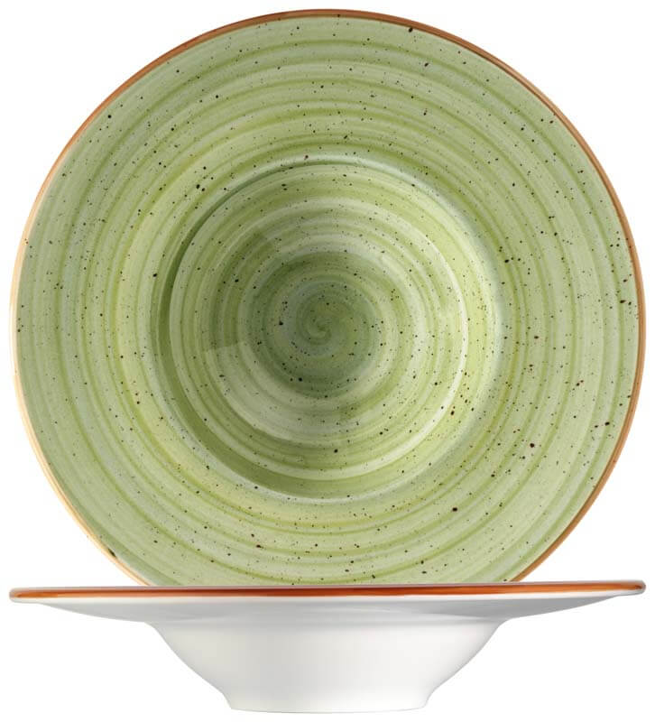 Bonna Aura Therapy Banquet Assiette à pâtes 28cm vert - 6 pièces