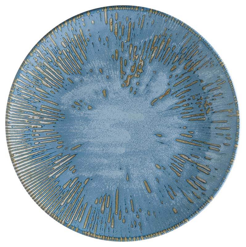 Bonna Snell Sky Gourmet Assiette plate 17cm bleu - 12 pièces