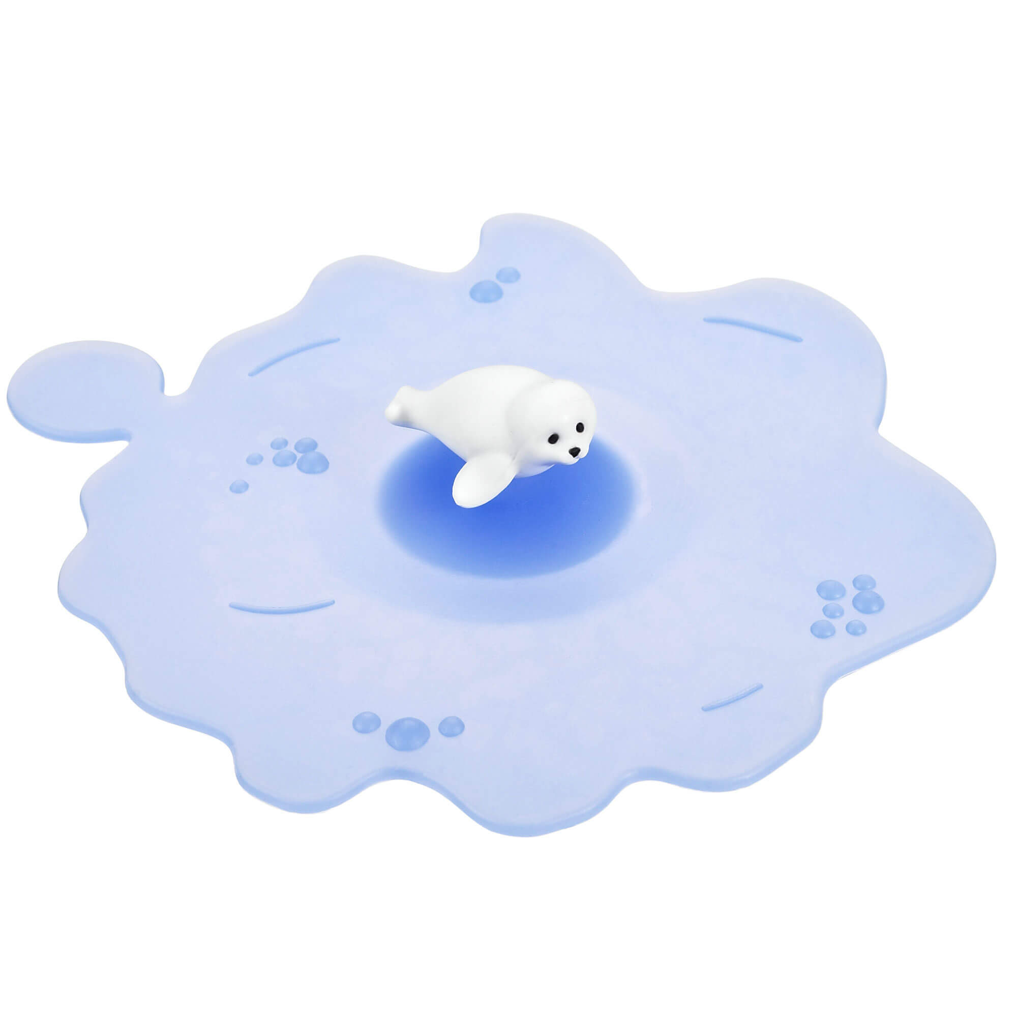 Couvercle en verre silicone, Lurch - phoque (10,5cm)