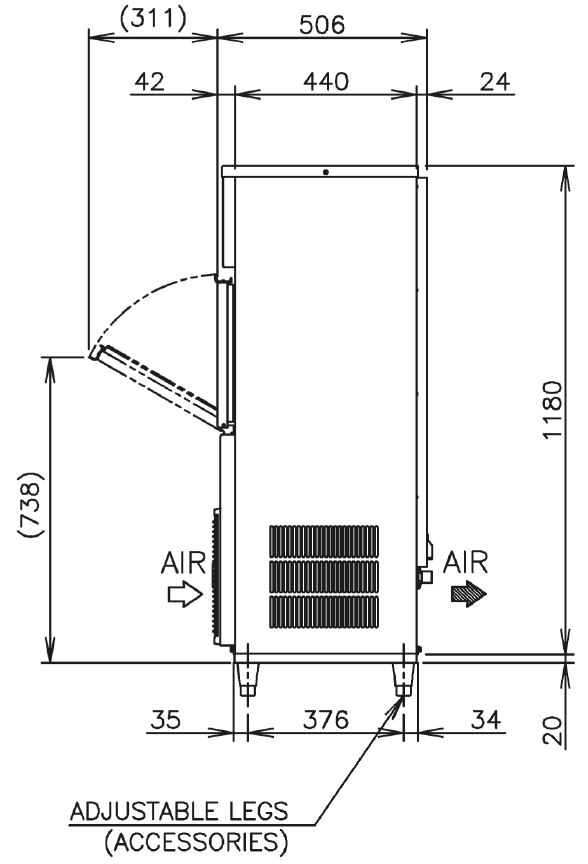 Hoshizaki IM-100NE-HC (Cube en L)