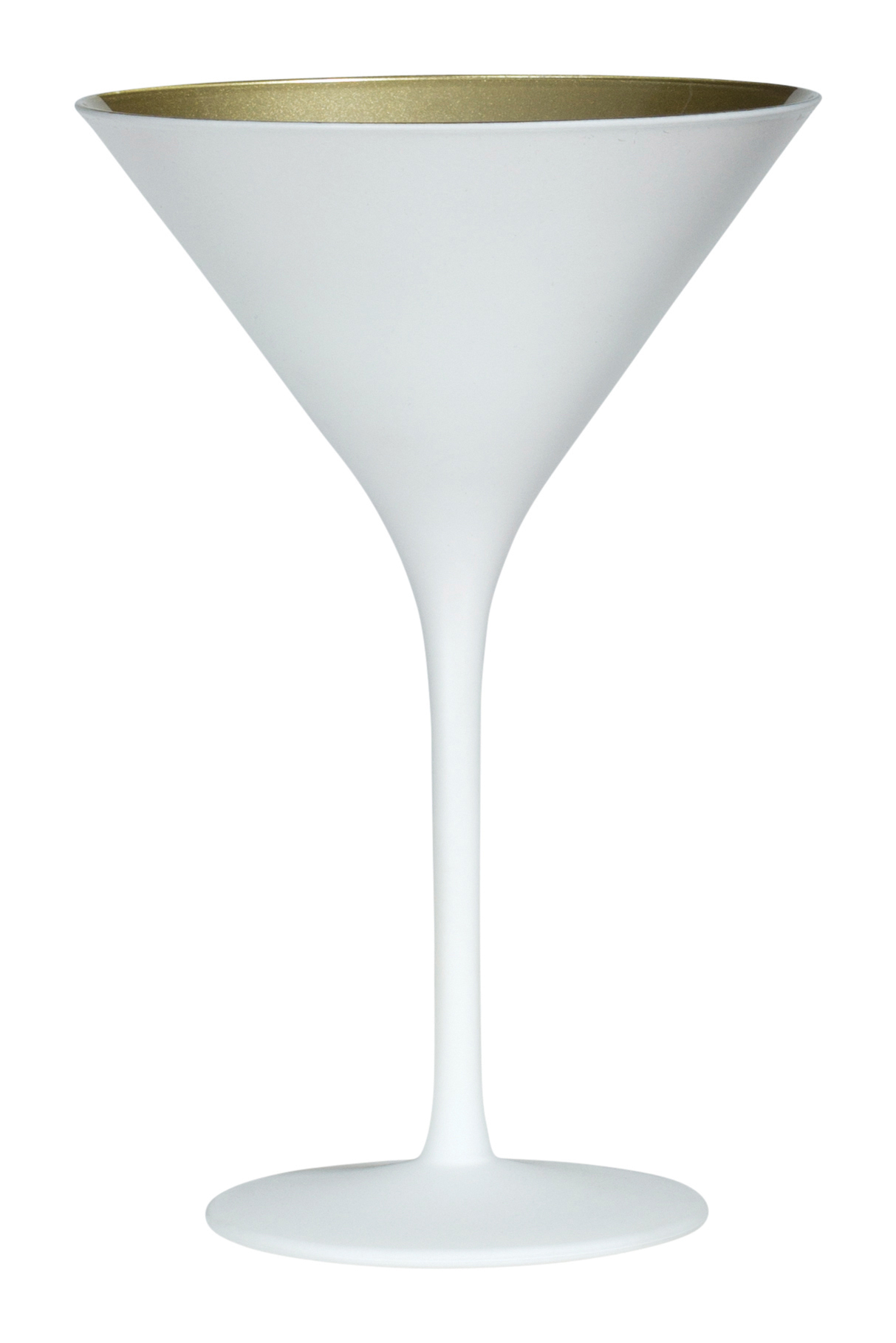 Verre à Martini, blanc/or mat, Elements Stölzle - 240ml (1 pce)