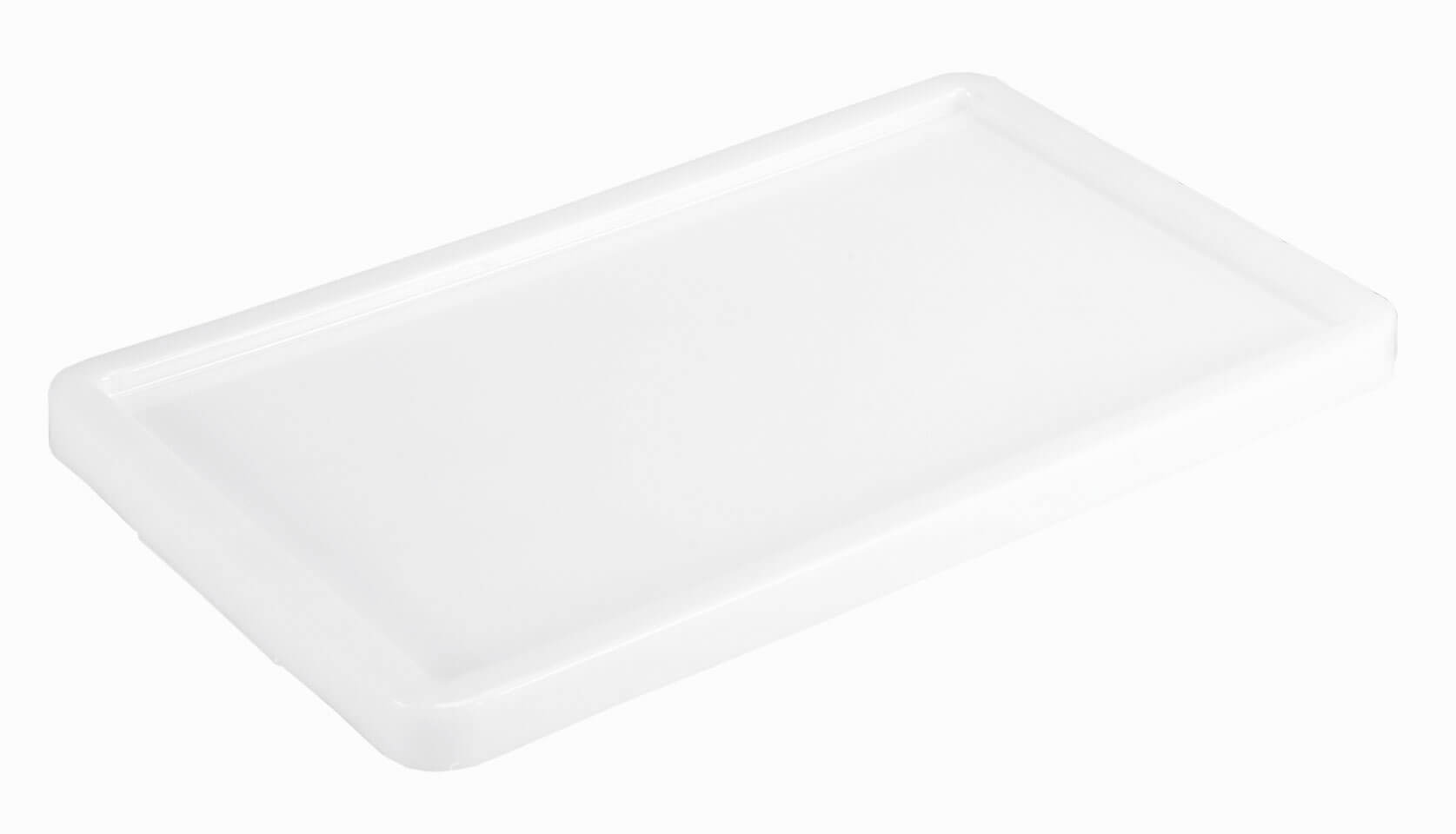 Couvercle pour récipient de transport gerbable Classic blanc - 580x360x40mm