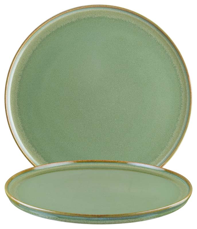 Bonna Sage Assiette plate Hygge 16cm vert - 12 pièces