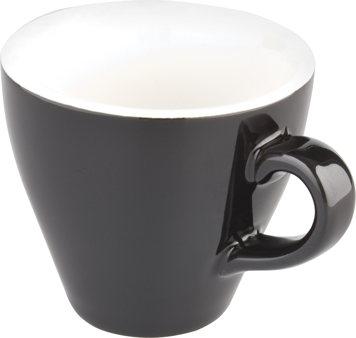 Tasse à expresso Italia Black, noir et blanc - 90ml (1 pce)