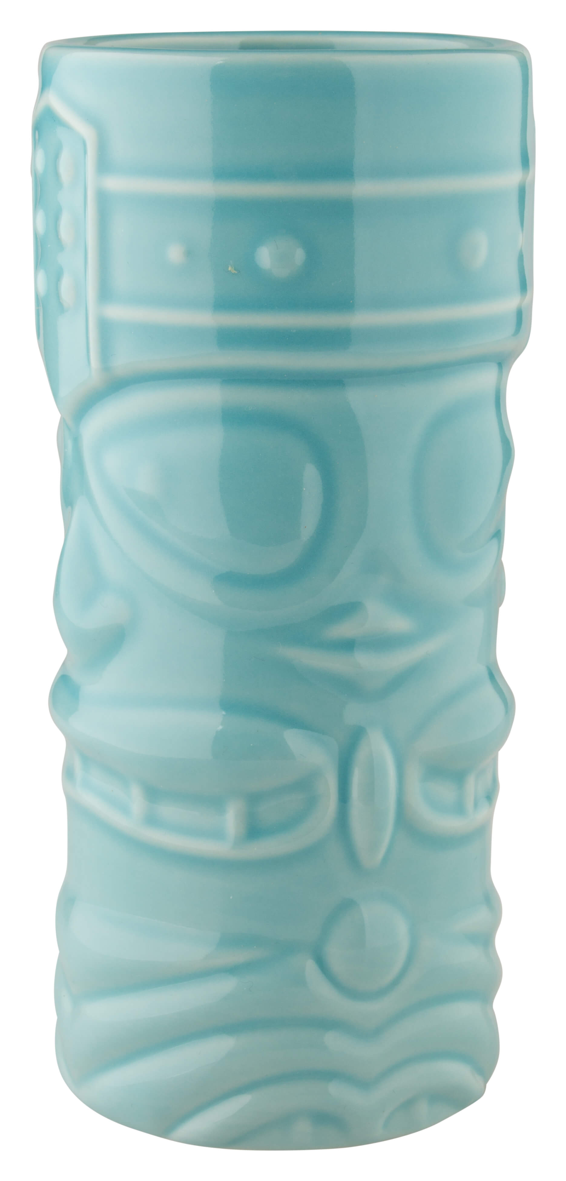 Tiki gobelet Face, bleu - 400ml