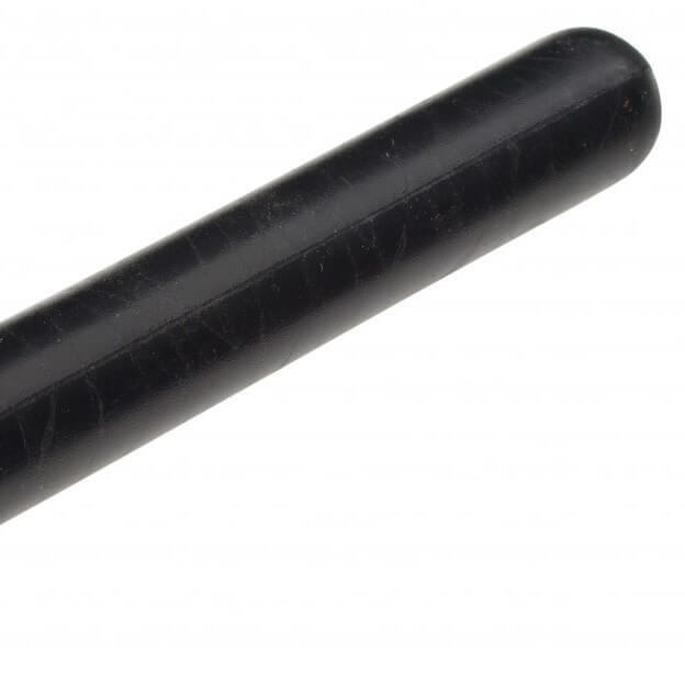 Pilon de bar, plastique, extrémité en forme d'étoile - noir (20cm)