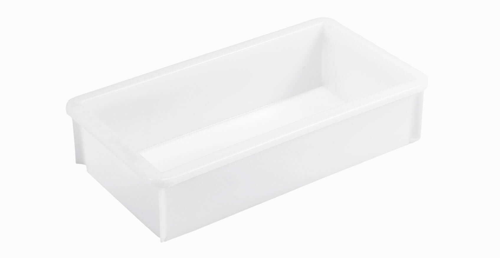 Récipient de transport empilable Classic blanc - 450x225x105mm (8l)