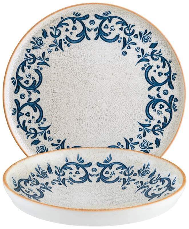 Bonna Viento Assiette plate Hygge 28cm bleu - 6 pièces