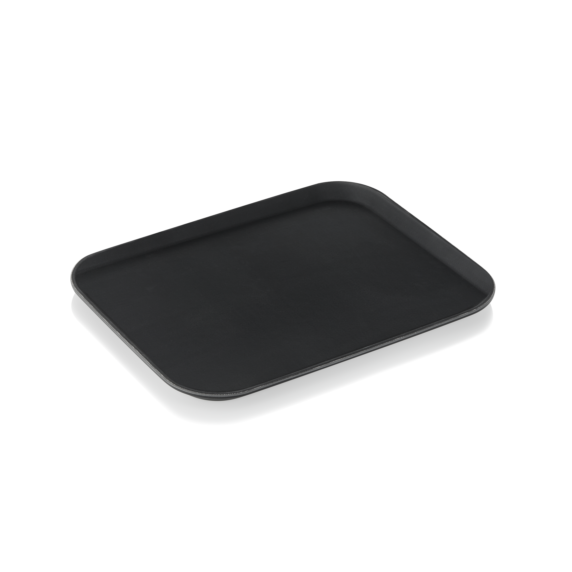 Plateau rectangulaire, antidérapant, polypropylène noir - 46 x 35,5 cm