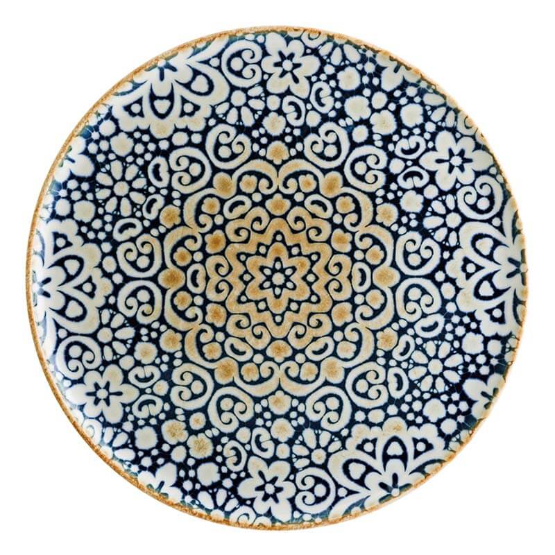 Bonna Alhambra Gourmet Assiette à pizza 32cm bleu - 6 pièces