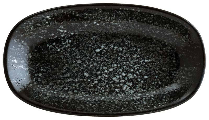 Bonna Cosmos Black Gourmet plat ovale 24x14cm noir - 12 pièces