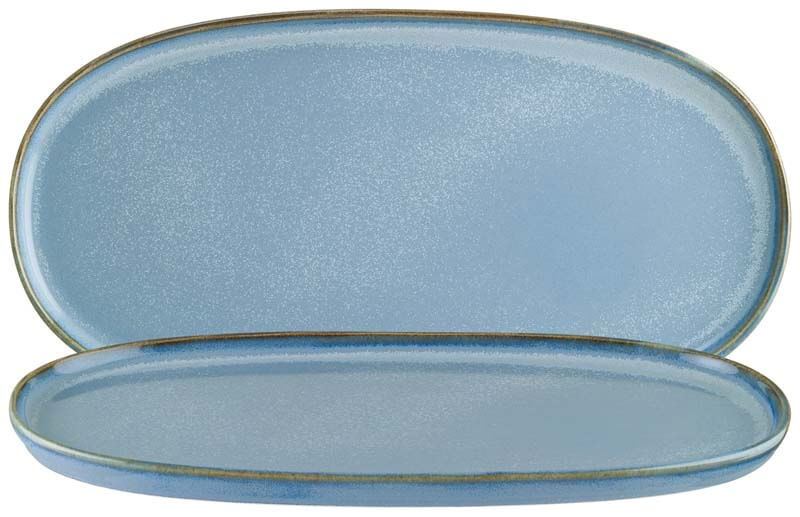 Bonna Sky Plateau Hygge ovale 34x23cm bleu - 6 pièces