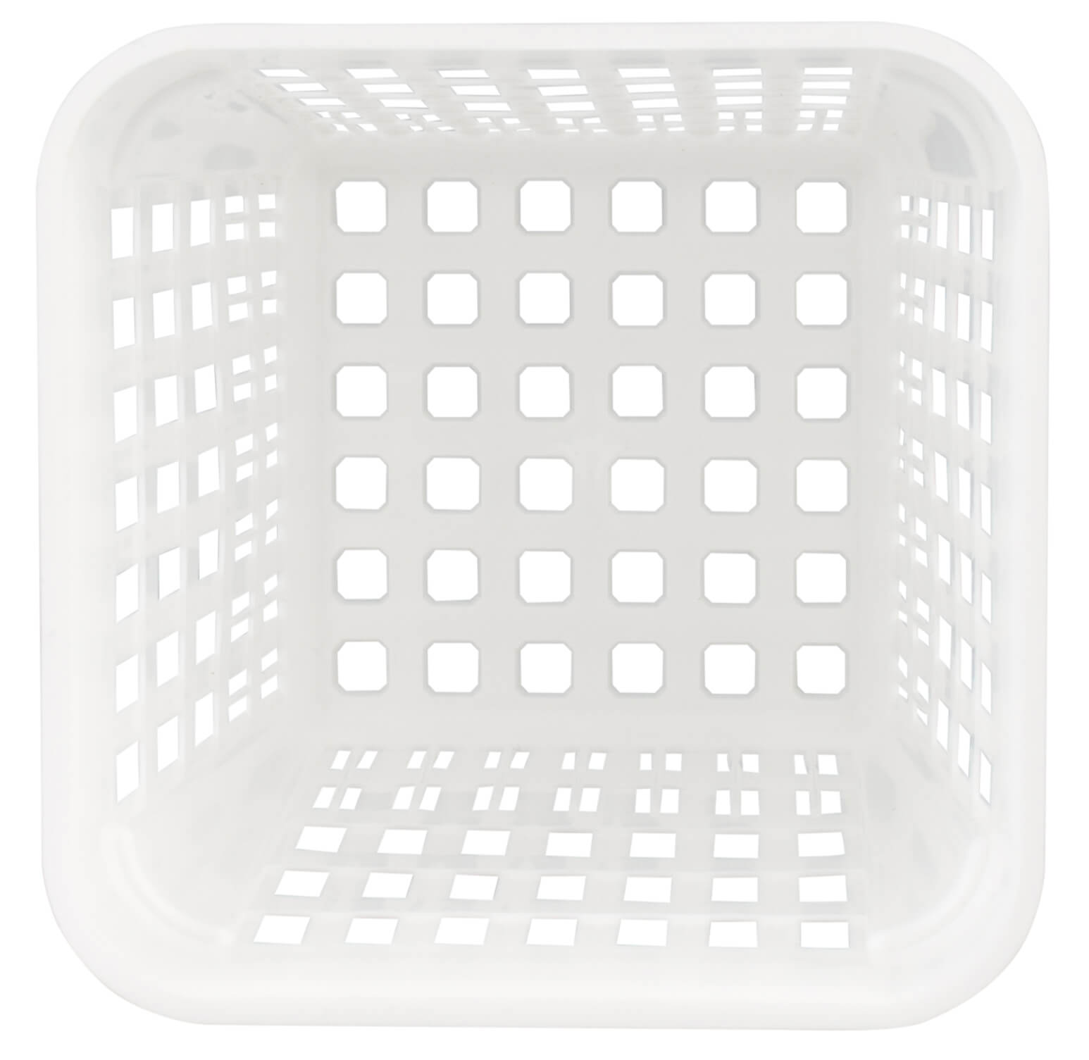 Panier de lavage pour couverts, PP plastique blanc - 13,8x10,8cm