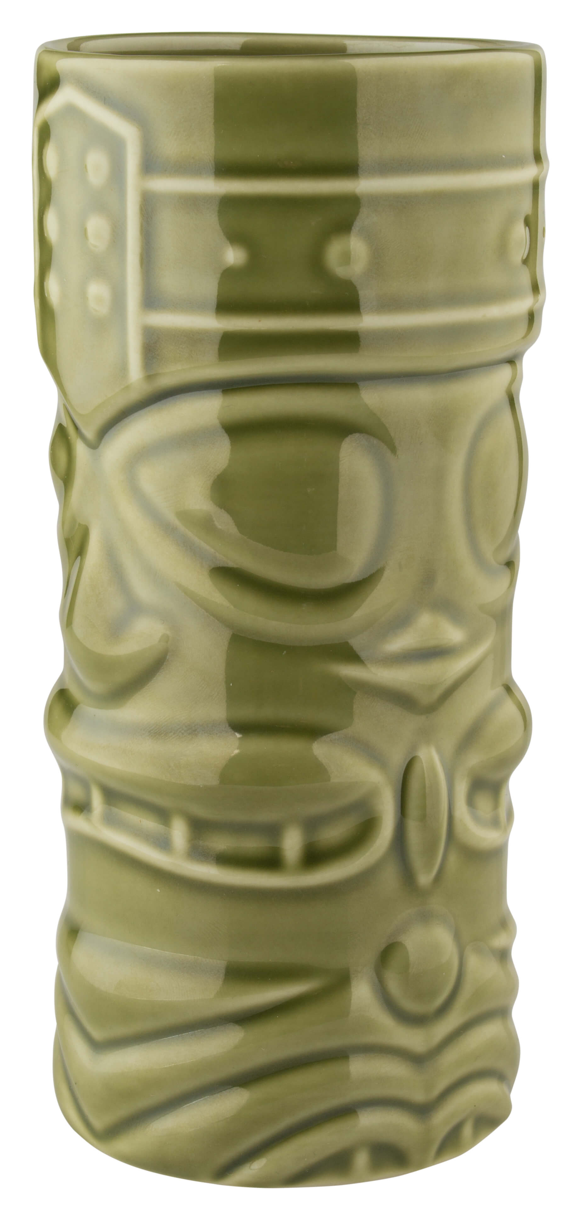 Tiki gobelet Face, vert - 400ml