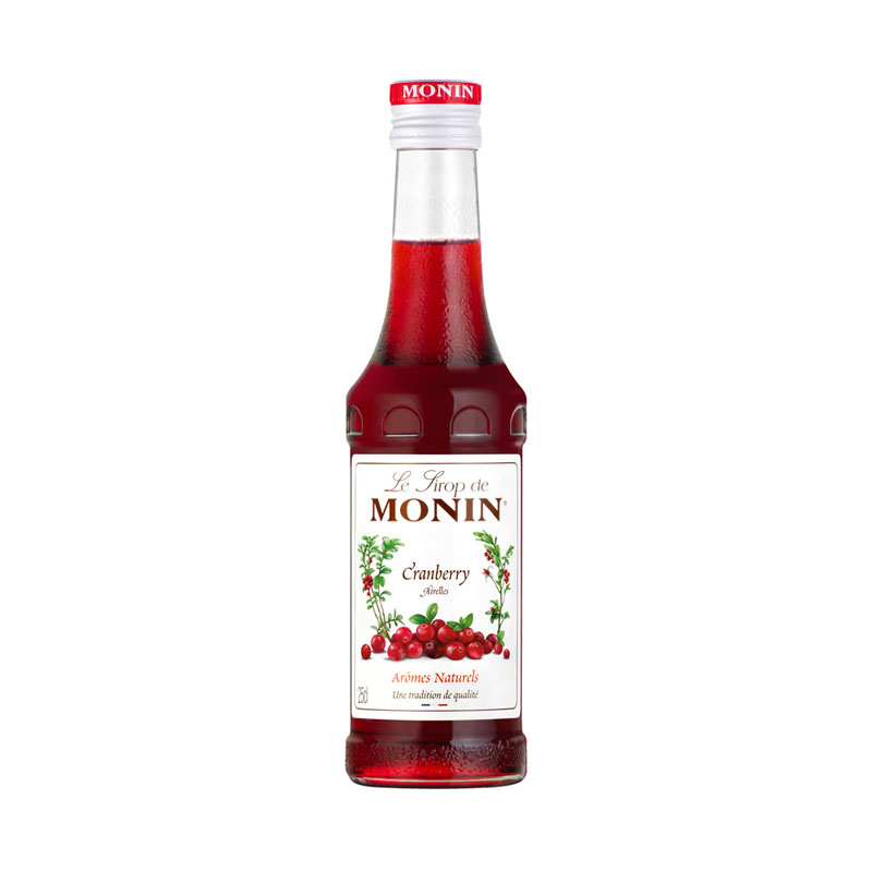 Cranberry - Sirop Monin petite bouteille (0,25l)