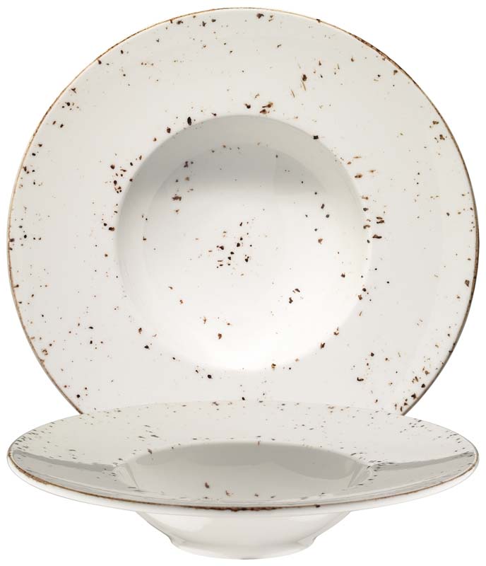 Bonna Grain Banquet Assiette à pâtes 28cm crème - 6 pièces