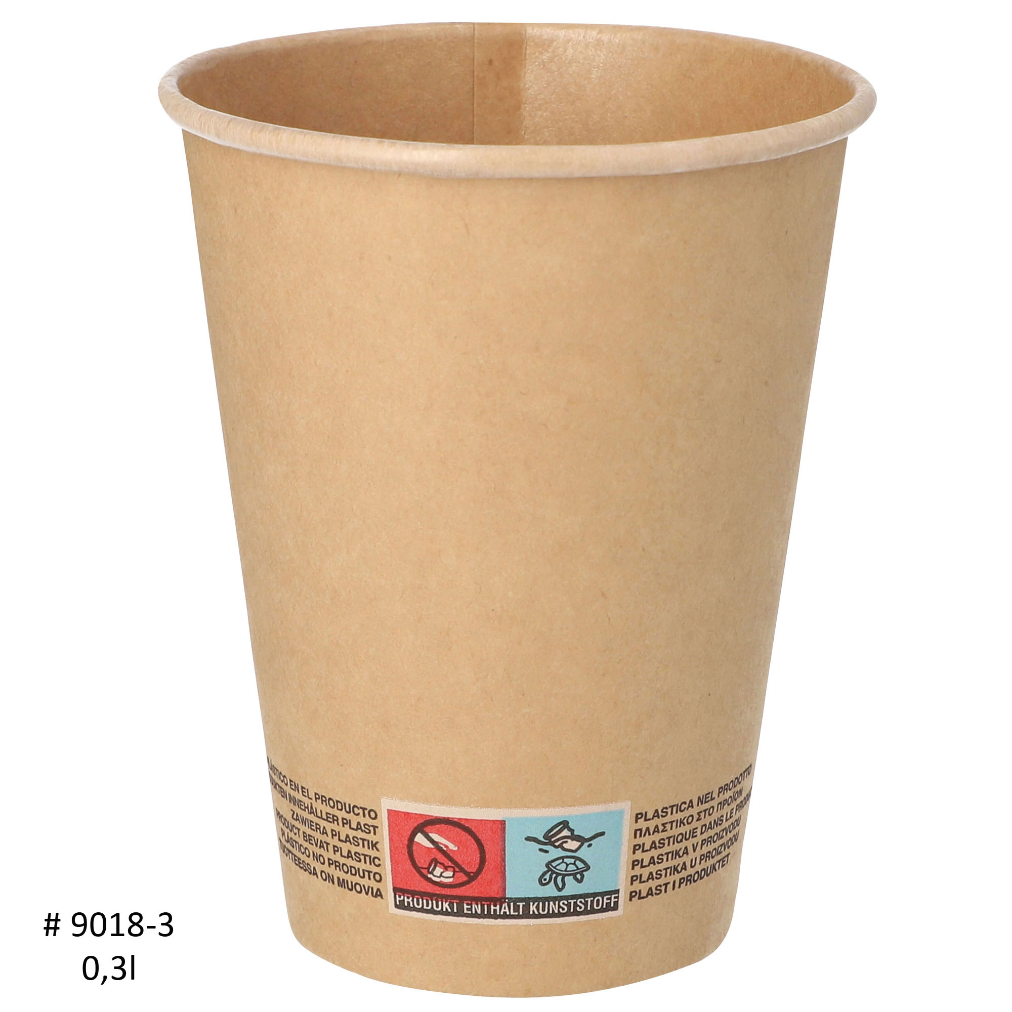 Couvercle pour tasse à expresso, plastique blanc - 6cm (50 pcs)