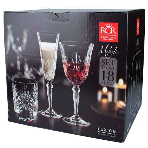 Set de verres Melodia, RCR - 18 parties